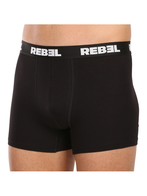 Nedeto Set od tri - muške bokserice Nedeto Rebel crne
