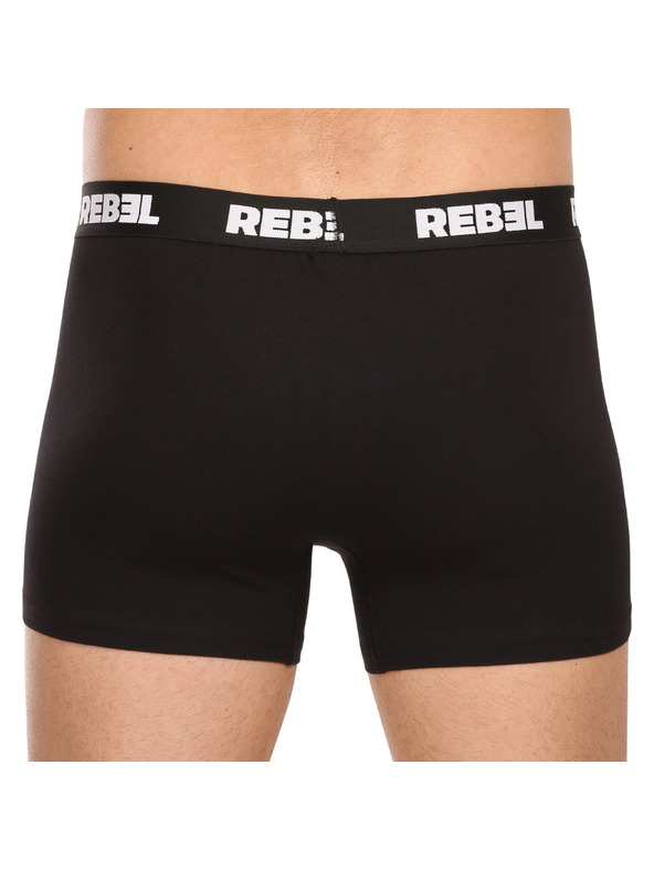 Nedeto Set od tri - muške bokserice Nedeto Rebel crne