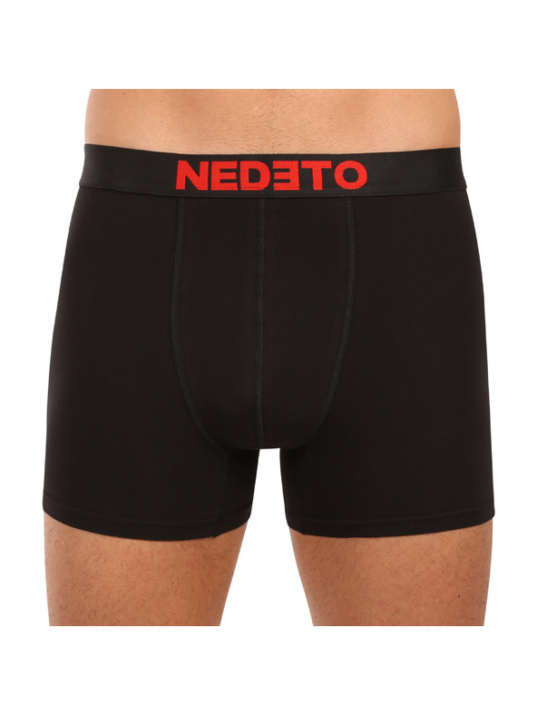 Nedeto Set od pet - muške bokserice Nedeto crne
