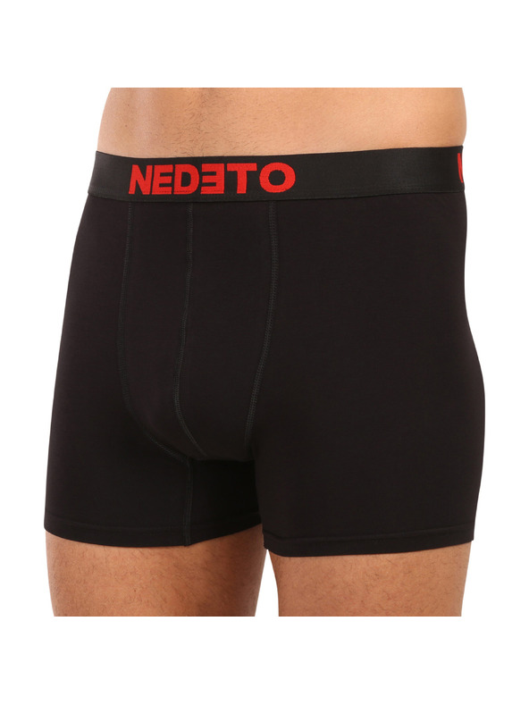 Nedeto Set od pet - muške bokserice Nedeto crne