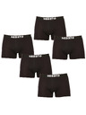 Nedeto Set od pet - muške bokserice Nedeto crne