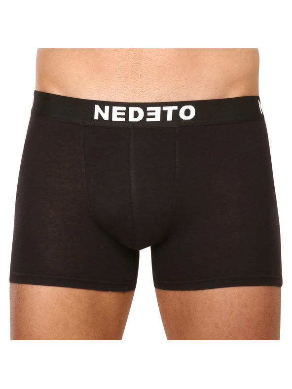 Nedeto Set od pet - muške bokserice Nedeto crne