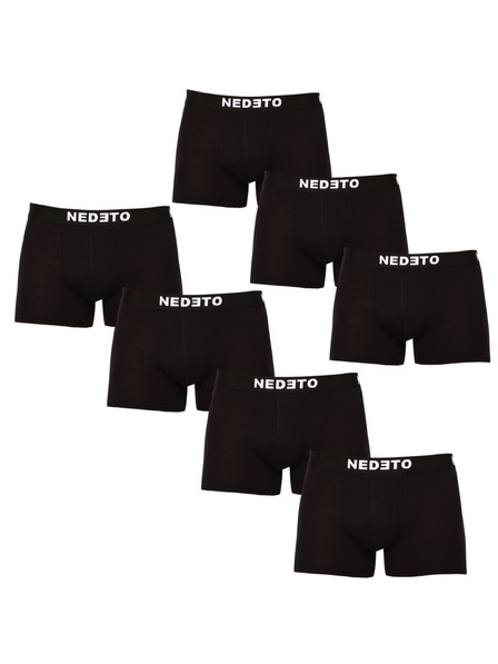 Nedeto Set od sedam - muške bokserice Nedeto crne