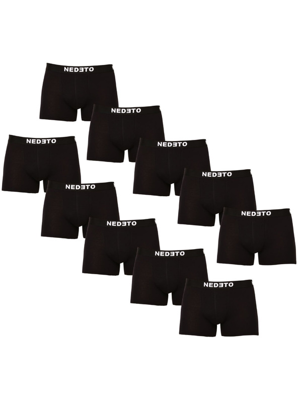 Nedeto Set od deset - muške bokserice Nedeto crne