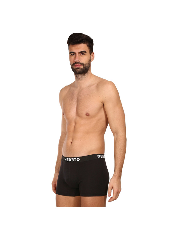 Nedeto Set od pet - muške bokserice Nedeto crne