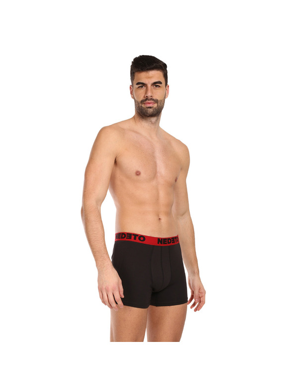 Nedeto Set od tri - muške bokserice Nedeto crne