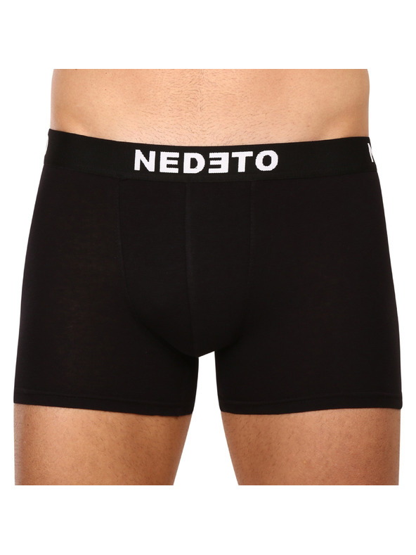Nedeto Set od deset - (8+2 besplatno) muške bokserice Nedeto crne