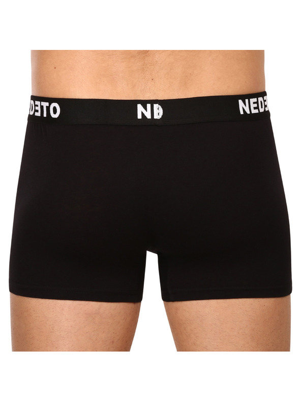 Nedeto Set od deset - (8+2 besplatno) muške bokserice Nedeto crne