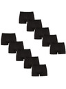 Nedeto Set od deset - (8+2 besplatno) muške bokserice Nedeto basic crne