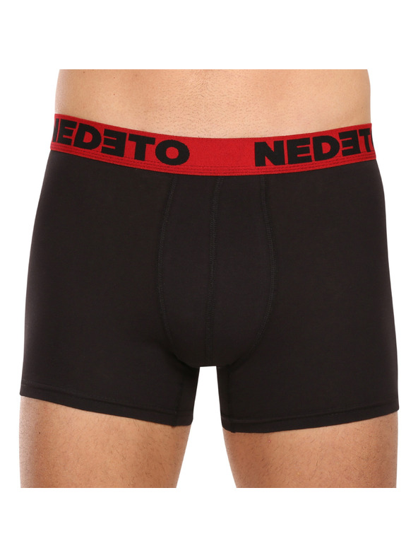 Nedeto Set od pet - muške bokserice Nedeto crne