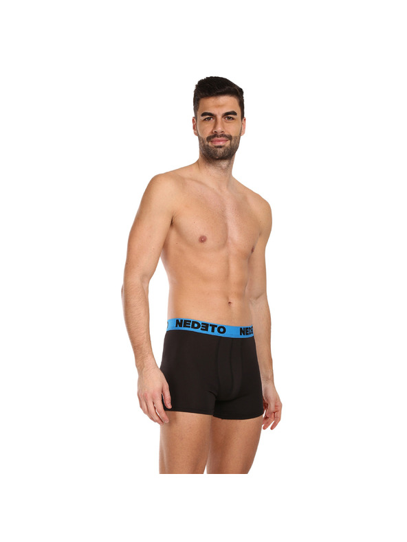 Nedeto Set od pet - muške bokserice Nedeto crne