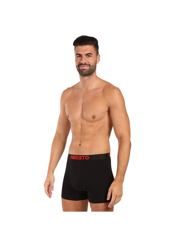 Nedeto Set od osam - muške bokserice Nedeto crne
