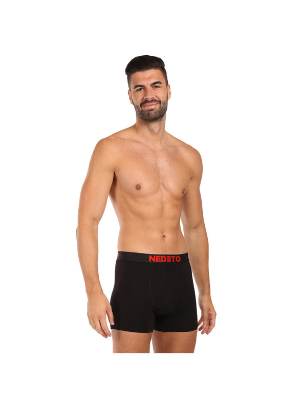Nedeto Set od osam - muške bokserice Nedeto crne