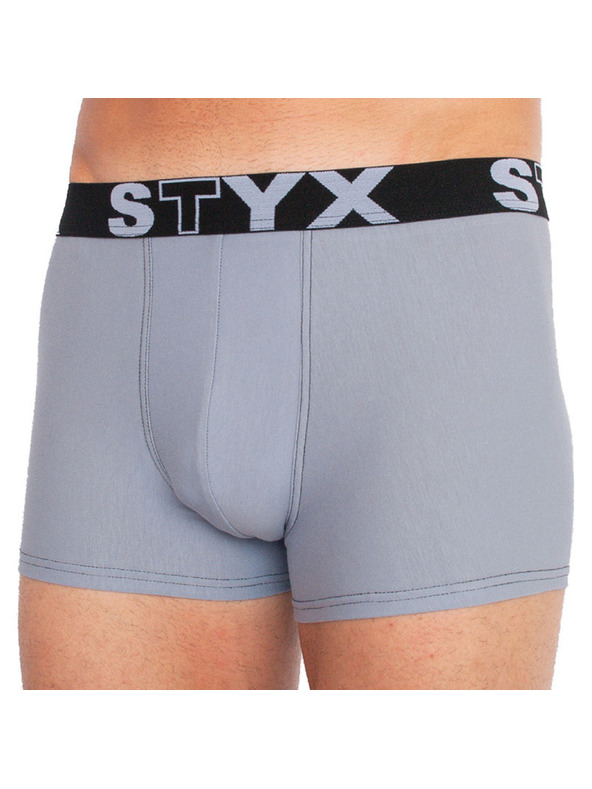 Styx Muške boksarice Styx sportska guma svjetlo sive