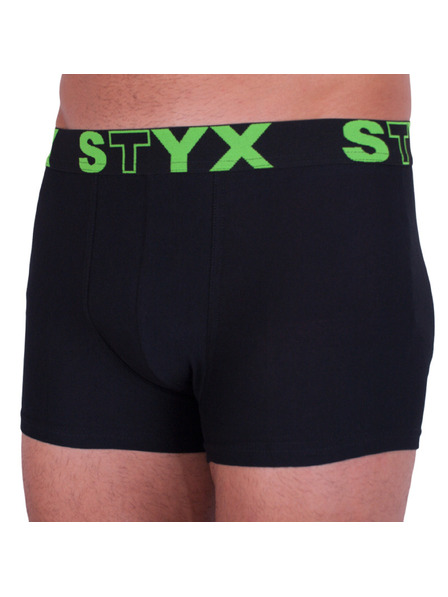 Styx Muške boksarice Styx sportska guma nadveličina crne