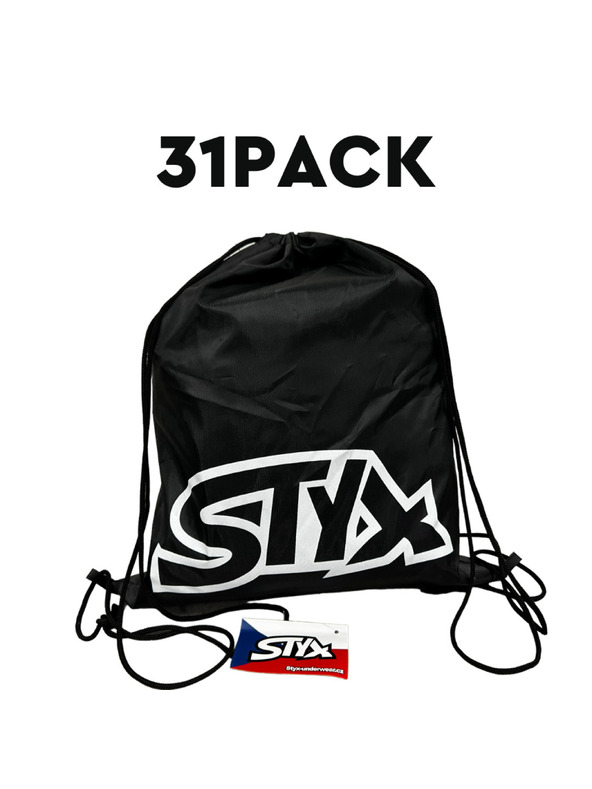 Styx Set od trideset i jedna - muške gaće Styx klasična guma - gaće na mjesec