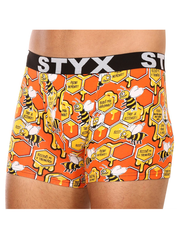 Styx Muške boksarice Styx long art sportska guma pčele