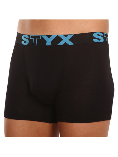 Styx Muške bokserice Styx long sportska guma crne