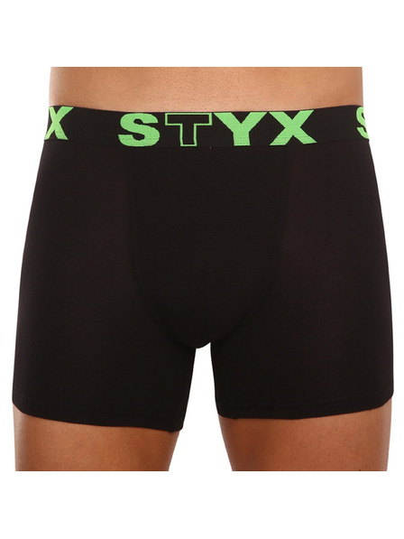 Styx Muške bokserice Styx long sportska guma crne