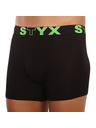 Styx Muške bokserice Styx long sportska guma crne