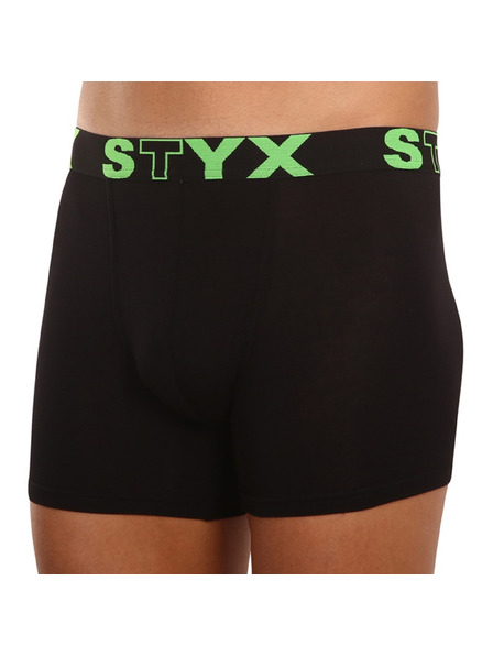 Styx Muške bokserice Styx long sportska guma crne