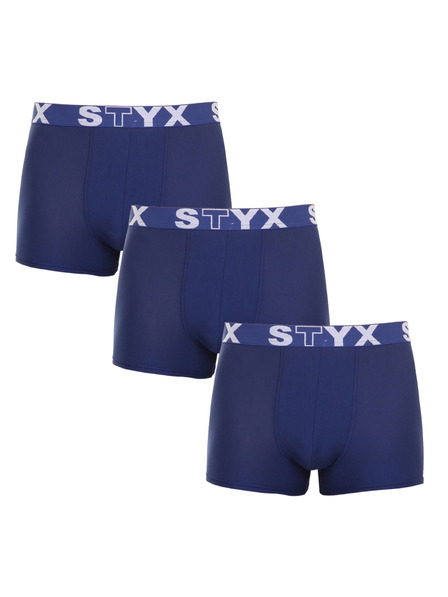 Styx Set od tri - muške boksarice Styx sportska guma tamno plave