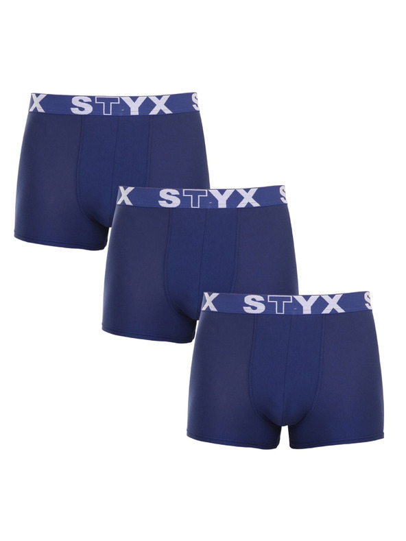Styx Set od tri - muške boksarice Styx sportska guma tamno plave