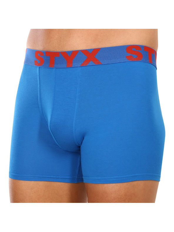 Styx Muške bokserice Styx long sportska guma plava
