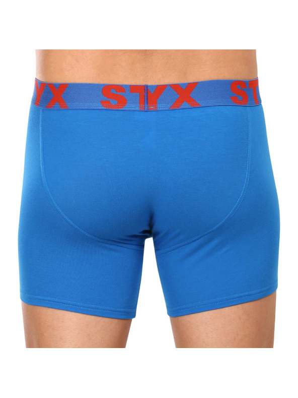 Styx Muške bokserice Styx long sportska guma plava