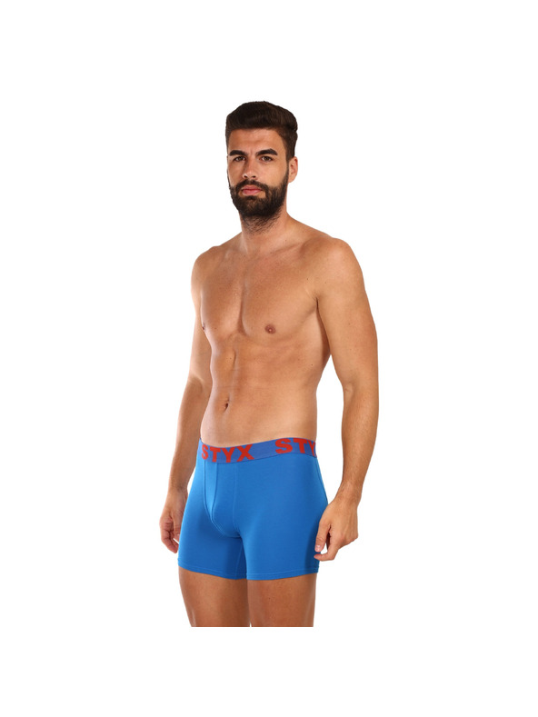 Styx Muške bokserice Styx long sportska guma plava