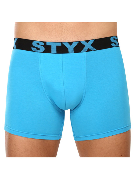 Styx Muške bokserice Styx long sportska guma svjetlosno plava