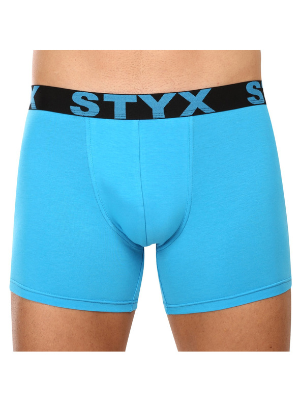 Styx Muške bokserice Styx long sportska guma svjetlosno plava