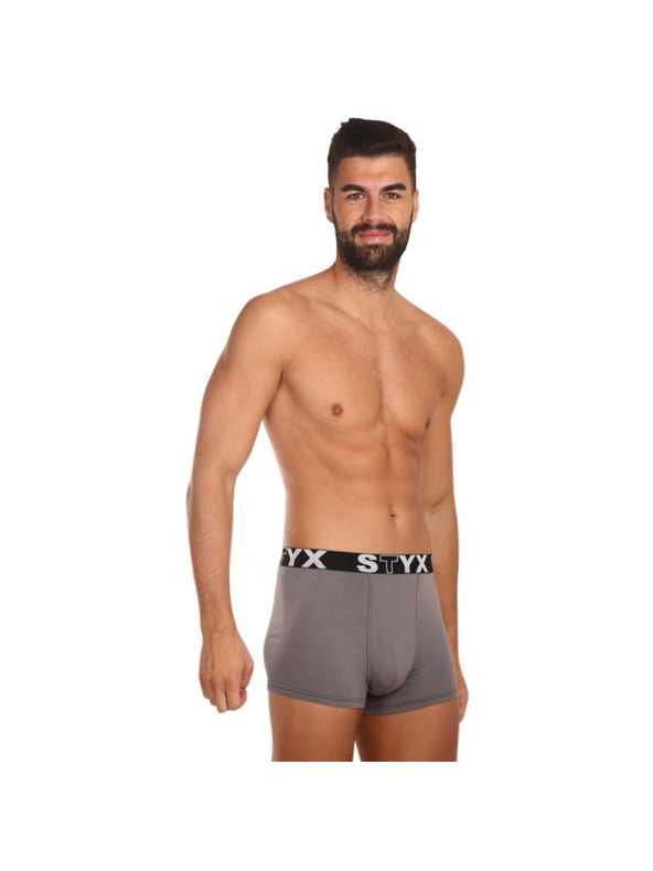 Styx Muške boksarice Styx sportska guma tamno sive