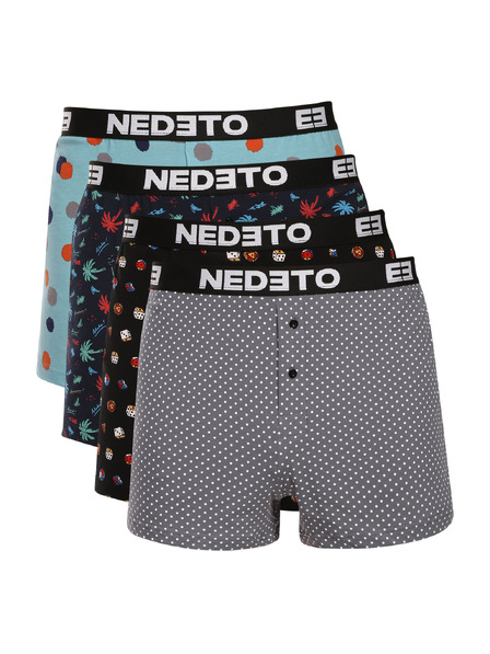 Nedeto Set od četiri - muške gaće Nedeto višebojne