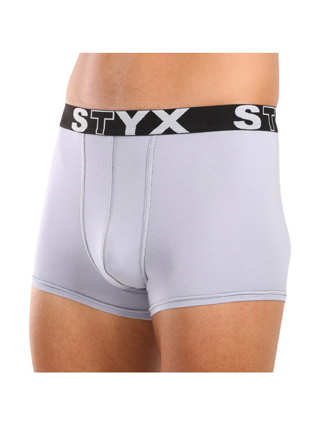 Styx Muške boksarice Styx sportska guma svjetlo sive