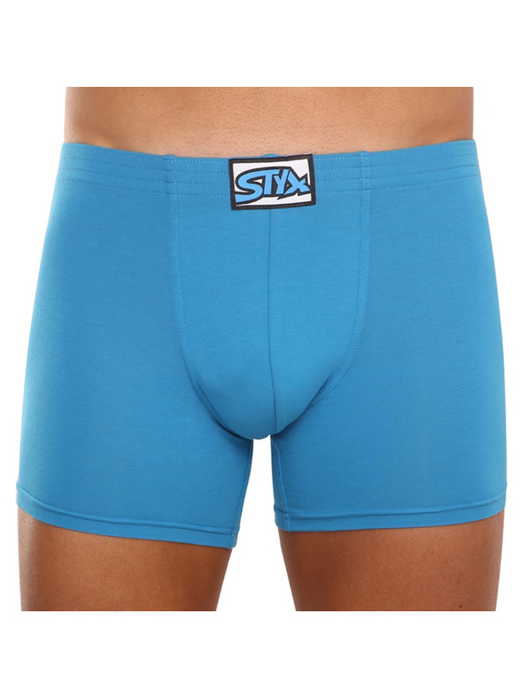 Styx Muške bokserice Styx long klasičan elastičan plave