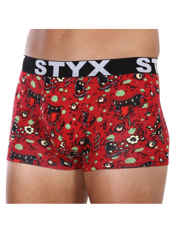 Styx Muške bokserice Styx art sportski elastičan zombi