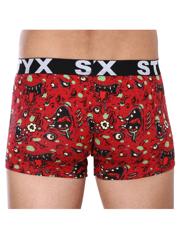 Styx Muške bokserice Styx art sportski elastičan zombi