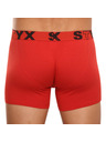 Styx Muške bokserice Styx long sportski elastičan crvene