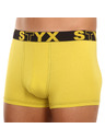 Styx Muške bokserice Styx sportski elastičan zeleno-žute