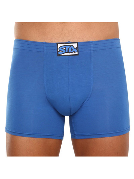Styx Muške bokserice Styx long klasičan elastičan plave