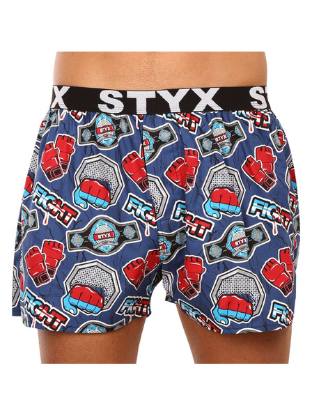 Styx Muške bokserice Styx art sportski elastičan borba
