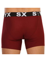 Styx Muške bokserice Styx long sportski elastičan bordo