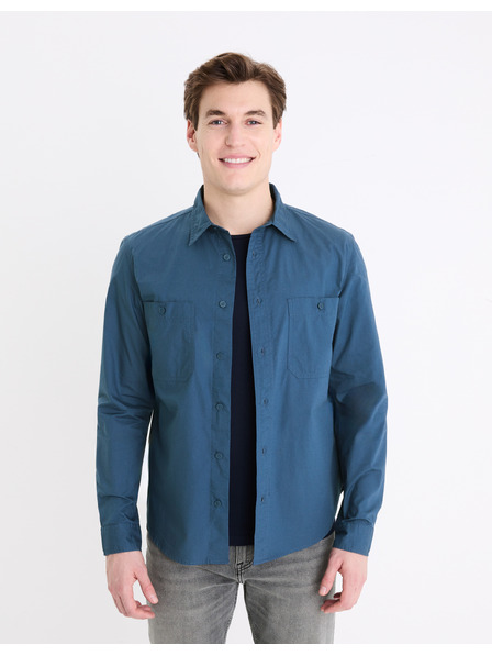 Celio Tamnoplava muška košulja Celio Gagusti2
