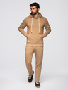 Ombre Clothing Muška trkačka hoodie + hlače regular fit - верблудја boja V2 Z120 Ombre Clothing