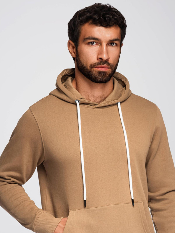 Ombre Clothing Muška trkačka hoodie + hlače regular fit - верблудја boja V2 Z120 Ombre Clothing