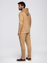 Ombre Clothing Muška trkačka hoodie + hlače regular fit - верблудја boja V2 Z120 Ombre Clothing