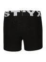 Styx Dječje bokserice Styx sportska guma crne