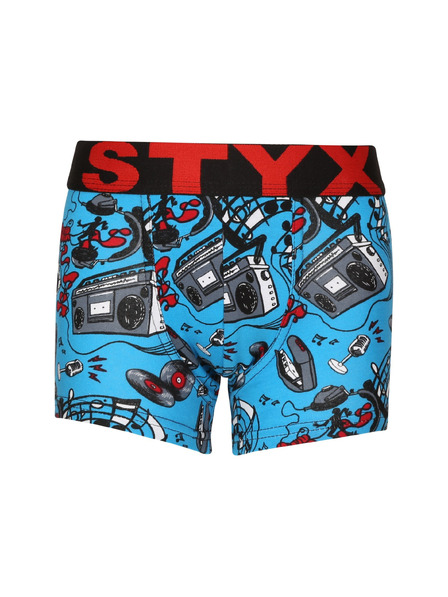 Styx Dječje bokserice Styx art sportski elastičan pojas glazba