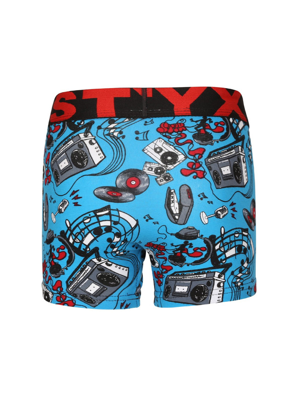 Styx Dječje bokserice Styx art sportski elastičan pojas glazba
